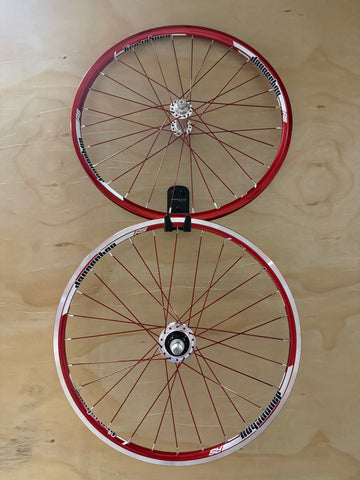 Mini 28h Dangerboy Wheelset Red