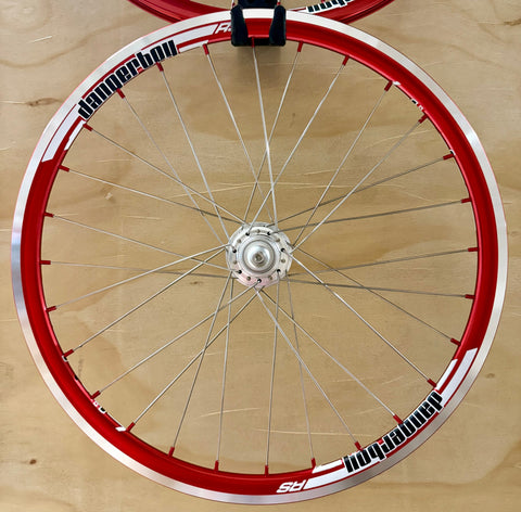 Expert 28h Dangerboy Wheelset Red
