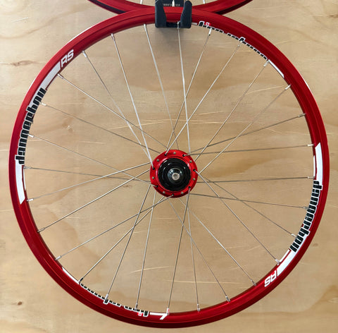 Mini 28h Dangerboy Wheelset Red