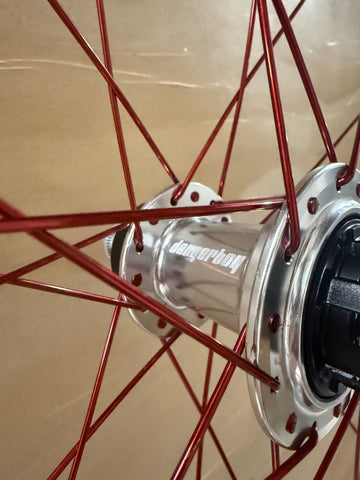 Mini 28h Dangerboy Wheelset Red